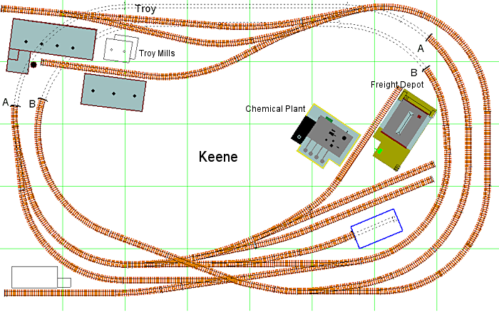Cheshire Rail Track Plan